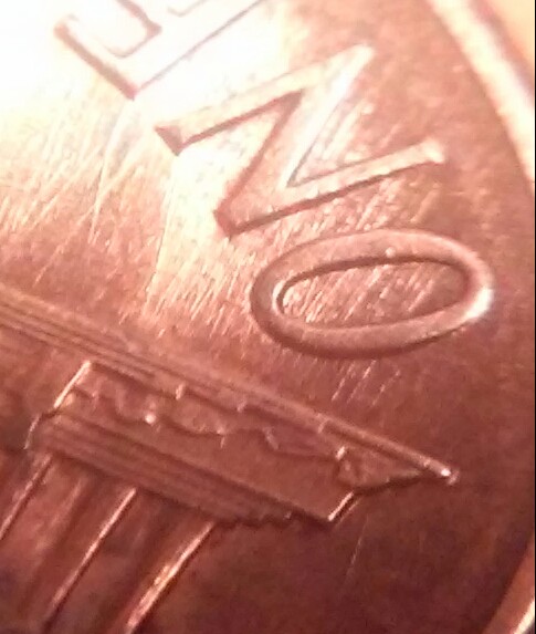 1989-Cent-Defective-Planchet/Lamination-Error